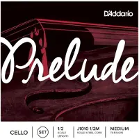 D'addario And Co PRELUDE CELLO STRING SET NECK 1/2 TENSION MEDIUM