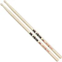 Vic Firth American Classic 1A Hickory Drumsticks Wood Tip