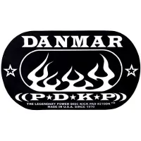 Danmar 210DKF - BD POWER DISK KICK PAD DOUBLE - FLAME