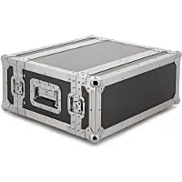 Trojan Pro 4U Heavy-Duty Shallow Rack Flight Case