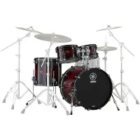 Yamaha Live Custom Hybrid Oak 22 4pc Shell Pack Magma Sunburst