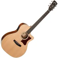 Cort Guitare Ga1E Naturel Pores Ouverts