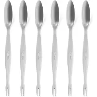 Hendi Kreeftenvorken – set van 6 – roestvast staal – vaatwasserbestendig – 205 mm