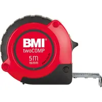 Bmi Rolbandmaat 10mx30mm twoCOMP M stopper/riemclip/magnetische eindhaak