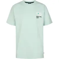Petrol Industries Shirt 'Aguila' smaragd / mintgroen / zwart / wit