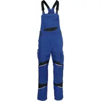 Kübler ACTIVIQ COTTON 34503421 Amerikaanse Overall HEREN Overall Werkkleding Blauw Zwart - Krasvrij - Industriewasbaar