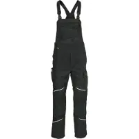 Kübler ACTIVIQ COTTON 34503421 Amerikaanse Overall HEREN Overall Werkkleding Zwart - Krasvrij - Industrieel Wasbaar