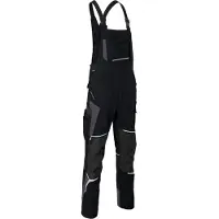 Kübler BODYFORCE 31255302 Amerikaanse Overall HEREN Overall Werkkleding Zwart Antraciet - Met Kniezak - Elastisch