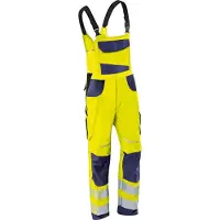 Kübler PSA REFLECTIQ 32078340 Hi Vis Reflecterend Amerikaanse Overall HEREN Overall Werkkleding Geel Blauw - Met Kniezak
