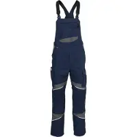 Kübler ACTIVIQ COTTON 34503421 Amerikaanse Overall HEREN Overall Werkkleding Donkerblauw Antraciet - Industrieel Wasbaar