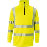 Kübler PSA 50468344 Hi Vis Reflecterend Sweatshirt Werktrui HEREN Veiligheidstrui Fluor Geel - UV Bescherming
