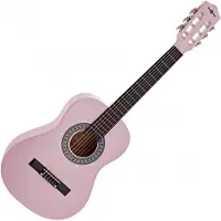 Gear4Music Junior 1/2 Classical Guitar by Pink