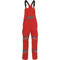 Kübler ACTIVIQ COTTON 34503421 Amerikaanse Overall HEREN Overall Werkkleding Middelrood Antraciet - Industrieel Wasbaar