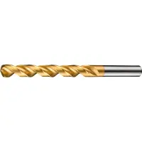DORMER Boorbitje, Draaiboor DIN 338 A510 Nominaal-Ø 9,5 mm HSS profiel geslepen TiN Cilindrische schacht 4xD (9,5 millimeter)