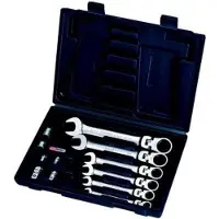 Ks Tools 503.4867 503.4867 Ring-steeksleutelset Sleutelbreedte (metrisch) 8 - 53 mm