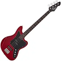 Gear4Music Seattle Bass Guitar by Red