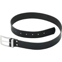 FHB Burkhard Leren riem, enkele doorn Zwart maat 105 cm uniseks