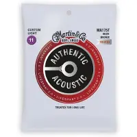 Martin strings MA175T AUTHENTIC TREATED CUSTOM LIGHT 80/20 BRONZE CUSTOM LIGHT 11-15-23-32-42-52