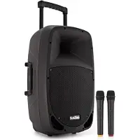 SubZero P12 Portable PA Speaker with Bluetooth & Wireless Mics