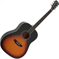 Gear4Music Dreadnought Acoustic Guitar by Sunburst