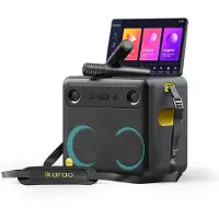 Ikarao Enceinte de soirée Bluetooth Break X2 340 W Noir mat