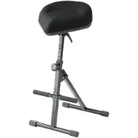 K&M 14046 Pneumatic Stool Black