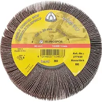 Klingspor Haakse lamellenslijper | 40 bruin | d.125xB20 mm | M14 | 1 stuk - 277018