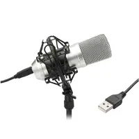 Tie Studio USB Condenser Microphone (Silver) - USB microfoon