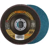 Rhodius ALPHAline I LSZ F2 Lamellenslijpschijf - K60 - 125 x 22,23mm - Ferro
