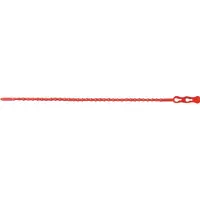 SAPISELCO kabelbinders CLICKTIE, L 240 x B 3,8 mm, polyetheen rood, herbruikbaar, ball lock, 100 stuks