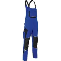 Kübler BODYFORCE 31255302 Amerikaanse Overall HEREN Overall Werkkleding Blauw Zwart - Met Kniezak - Stretch