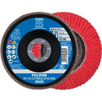 PFERD TOOLS 67712580 PFC 125 CO-FREEZE 80 SG INOX Lamellenschijf Diameter 125 mm Boordiameter 22.23 mm Korrelgrootte (num) 80 Legering op nikkelbasis,