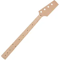 Gear4Music Guitarworks Bass Guitar Neck Maple