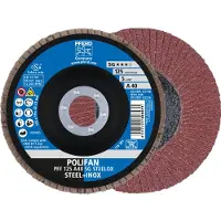 PFERD TOOLS 67604125 A Sg Steelox Lamellenschijf Diameter 125 mm Boordiameter 22.23 mm Korrelgrootte (num) 40 10 stuk(s)