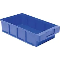 LA-KA-PE Stellingbak | L300xB186xH83mm | blauw polypropyleen | 8 stuks - VKB 300/186 BLAU VKB 300/186 BLAU