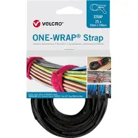 Velcro Zubehör Kabel Klittenbandriem Zwart 1 stuk(s)