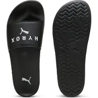 Puma x HYROX Leadcat 2.0 uniseks slippers, Zwart/Wit, Maat 47