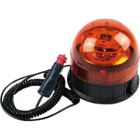 Berger & Schroeter 20209 Zwaailicht 12 V, 24 V werkt op boordnet Zuignapvoet, Schroefmontage, Magneetbevestiging Oranje