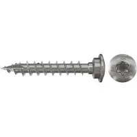 Fischer 660702 Paalschroeven 7 mm 40 mm T RVS 50 stuk(s)