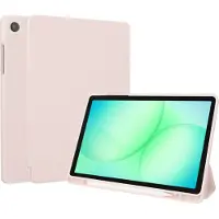 Accezz Smart Silicone Bookcase voor de Samsung Galaxy Tab A11 Plus / A9 Plus - Roze
