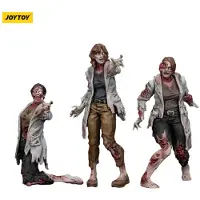 Joy toy Zombie Wetenschappers Dark Source-vrouwelijke Figuren 3-pack 8 Cm