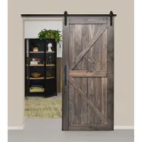 Barnwoodweb DIY houten deur in Vintage zwart 95x215 cm