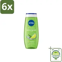 Nivea – Douchegel – Lemon & Oil – 250 ml - Voordeelverpakking - 6 stuks - Douchegel citroen - Huid verzorging