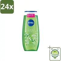 Nivea – Douchegel – Fruity Delight – 250 ml - Voordeelverpakking - 24 stuks - Douchegel - Fruitige geur
