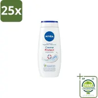 Nivea 25 x – Douchecrème – Protect – 250 ml - Grootverpakking - Douchecrème - Huidverzorging - Huidbescherming - Vitamine C - Vitamine E