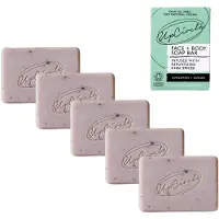 UpCircle - Chai Zeep Bar - 100% Biologische - Met Roze Klei en Kaneel - Gember - Gezicht en Lichaam - Vegan - 5 x 100 g