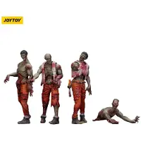 Joy toy (CN) Zombie Dark Source Action Figuur 4-Pack Mechanic Team 8 cm Action Figuur