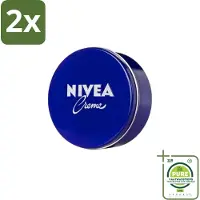 Nivea – Crème – Voor Gezicht, Handen en Lichaam – 250 ml - Voordeelverpakking - 2 stuks - Crème - Gezichtscreme