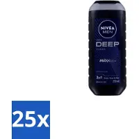 Nivea Men Douchegel Deep Clean 250 ml - Bulkverpakking - 25 stuks