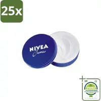 Nivea 25 x Crème Blik 150 ml - Grootverpakking - Crème - Hydraat - Uitdroging - Huid Verzorging - Crème Voor Gezicht